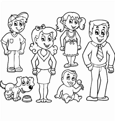 animal family coloring pages  getdrawings