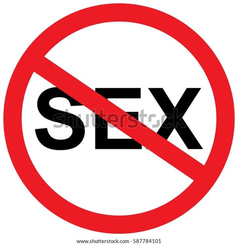 no sex prohibited sign stock vector royalty free 587784101