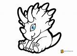 Coloring Pages Cute Dinosaur Dinosaurs Popular sketch template