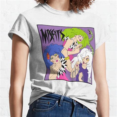 jem and the holograms the misfits t shirts redbubble