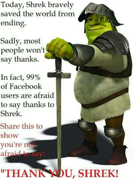 Thank You Shrek Meme Subido Por Konaxx Memedroid
