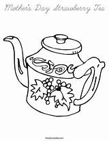 Coloring Strawberry Tea Cursive Mother Favorites Login Add sketch template