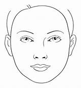 Face Template Makeup Rosto Sobrancelha Charts Painting Para Chart Maquiar Practice Blank Desenho Outline Templates Maquiagem Croqui Dicas Drawing Treino sketch template