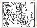 Columbus Coloring Pages Christopher Printable sketch template