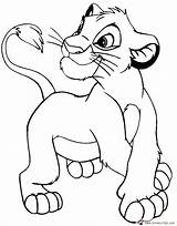 Simba Lion King Coloring Disney Cartoon Drawing Pages Kid Colour Wallpaper Mufasa Disneyclips Cartoons Book Kids Print Young Guard Entire sketch template