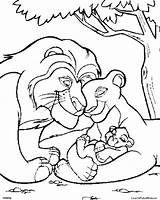 Lion King Coloring Pages Characters Print Printable Color sketch template