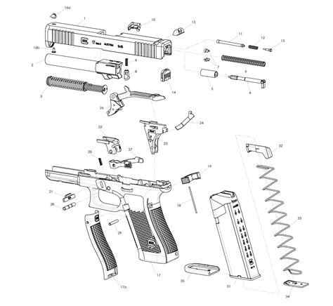 glock  parts diagram