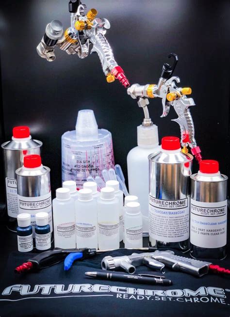 spray chrome kit solution supplies  package future chrome
