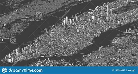 satellietmening van de stad van  york kaart  gebouwen het  teruggeven stock