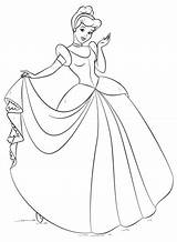 Cinderela Cinderella Supercoloring sketch template
