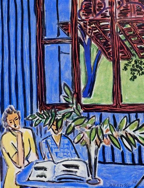 henri matisse   dapres interior blue catawiki