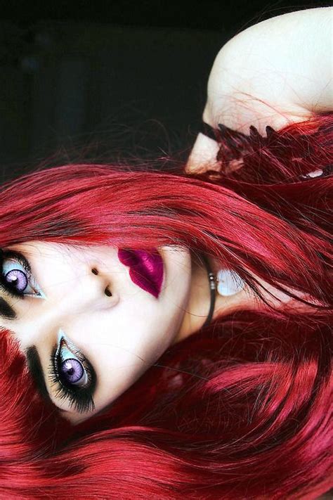 Wylona Hayashi Goth Beauty Dark Beauty Gorgeous Redhead