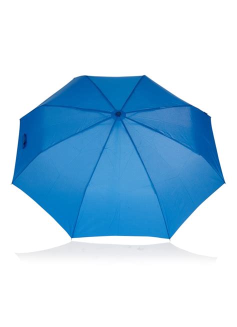 impliva mini max opvouwbare paraplu lgf  kobaltblauw de bijenkorf