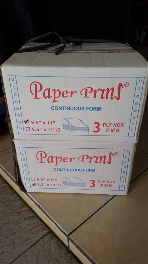 jual continuous form paper print   ply  lapak janetto stationary