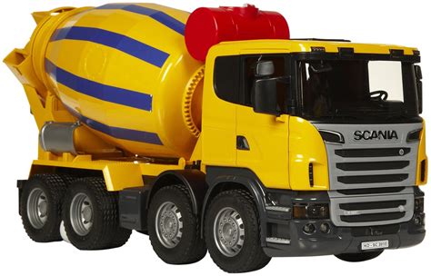bruder scania  series cement mixer truck construccion