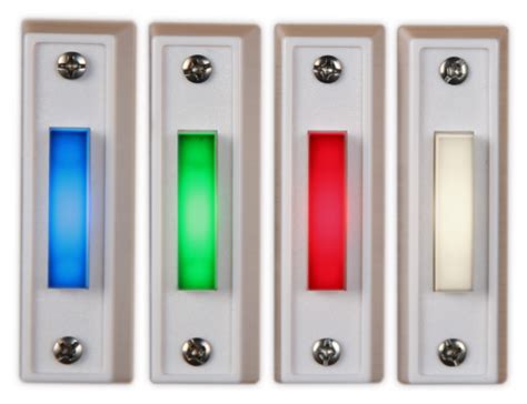 doorbell button replacement wired led lighted   usa choice  color ebay