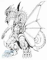 Ghidorah Mecha Godzilla Adora Getdrawings Deviantart Storenvy sketch template