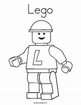 Coloring Lego Head Pages Template Twistynoodle sketch template