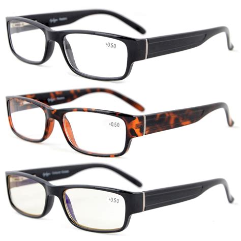 r092 mix eyekepper 3 pack quality spring hinges reading glasses include