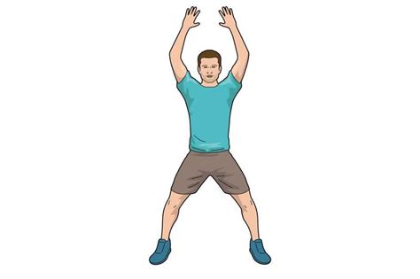workout “7 minuten workout für einsteiger” jumping jacks fit for fun