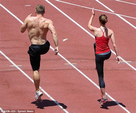 Emily Blunt Looks Ready For The Olympics As She Works Up A Sweat During