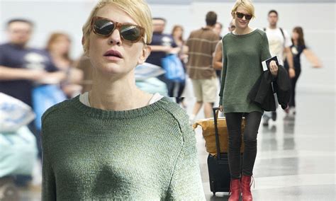 Cate Blanchett Puts Feminine Spin On Androgynous Sweater And Jeans