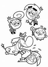 Parents Coloring Fairly Odd Obey Pages Oddparents Children Awesome Print Printable Getcolorings Color Game Kids Button Using Template sketch template
