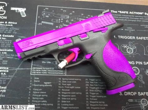 armslist  sale purple smith wesson mp mm handgun