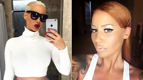 amber rose almost unrecognizable with jessica rabbit wig