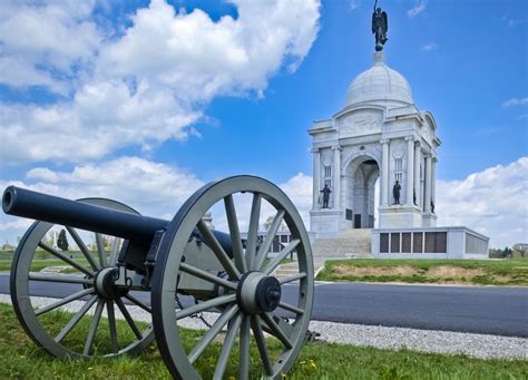 gettysburg pennsylvania top area attractions historic landmarks