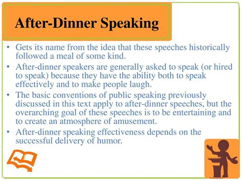🏷️ Good After Dinner Speech Topics Types Of Speeches The After Dinner