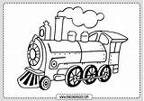 Colorear Vapor Tren Locomotoras Locomotora Trenes Rincondibujos Marzo sketch template