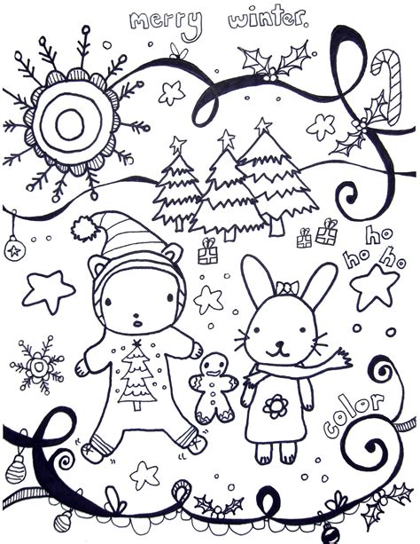 printable winter domaino printable