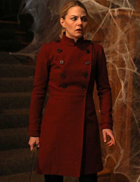 Once Upon A Time Emma Swan Red Coat By Jennifer Morrison
