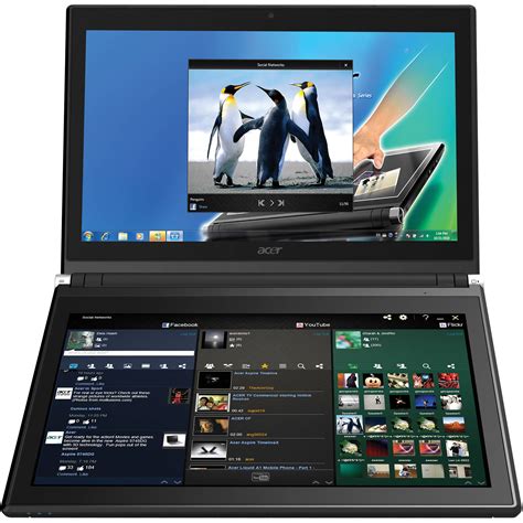 acer iconia   dual screen touchbook laptop lxrf