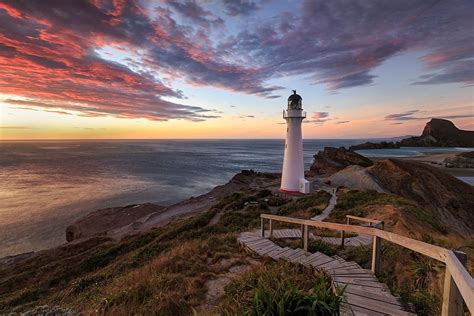 pink dawn  greg metro px paradise places lighthouses