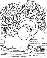 Colorat Animale P23 Elefanti Printeaza sketch template