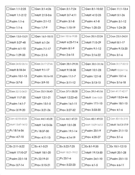 printable read  bible   year plan