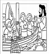 Pesca Milagrosa La Milagros Jesús Para Jesus Niños Con Historia Biblia Es Actividades Que Biblica Una Bible Sheets Color Un sketch template