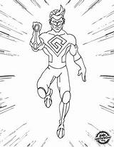 Coloring Gauntlet Pages Super Hero 421px 97kb Shares sketch template