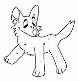 Base Dog F2u Drawing Deviantart sketch template