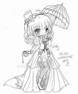 Coloring Yampuff Steampunk Pages Deviantart Girl Cindy Chibi Sketch Lineart Choose Board Adult Coloriage Kawaii Printables Cute sketch template