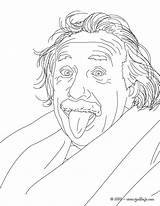 Einstein Forscher Scientist Wissenschaftler Alfred Retrato Alemanes Laureate Nobel Colorin Physicist Hellokids Coloringbay sketch template