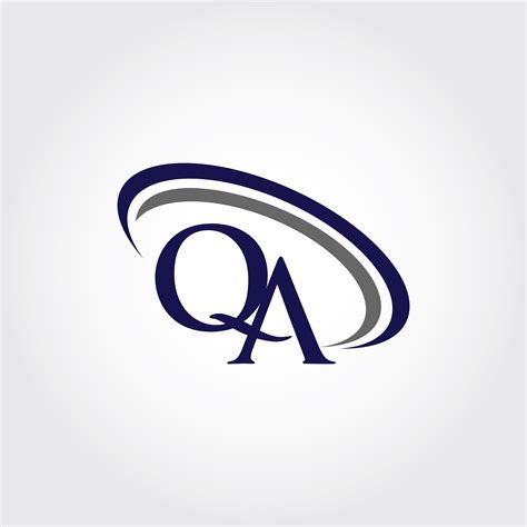 monogram qa logo design  vectorseller thehungryjpeg