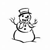Snowman Coloring Clipart Hat Pages Christmas Vintage Drawing Snowmen Cartoon Transparent Hats Cliparts Cigar Clip Books Printable Library Getdrawings Webstockreview sketch template