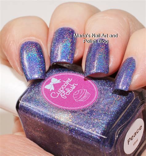 marias nail art  polish blog cupcake polish peace swatches