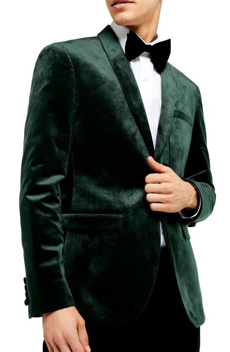 Green Velvet Suit Mens ~ Emerald Green Rhinestone Pinstripe Suit Jacket