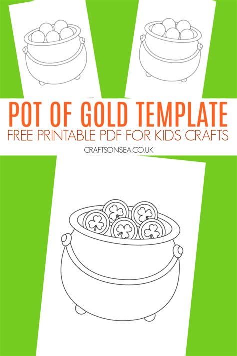 pot  gold printable template hartman