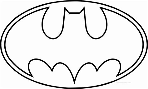 batman symbol coloring page elegant outline batman logo coloring page