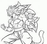 Coloring Goku Pages Saiyan Super Popular Ssj sketch template